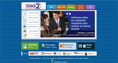 Desktop Screenshot of notaria2tunja.com