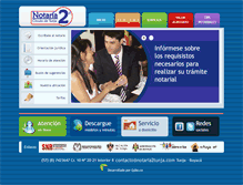 Tablet Screenshot of notaria2tunja.com